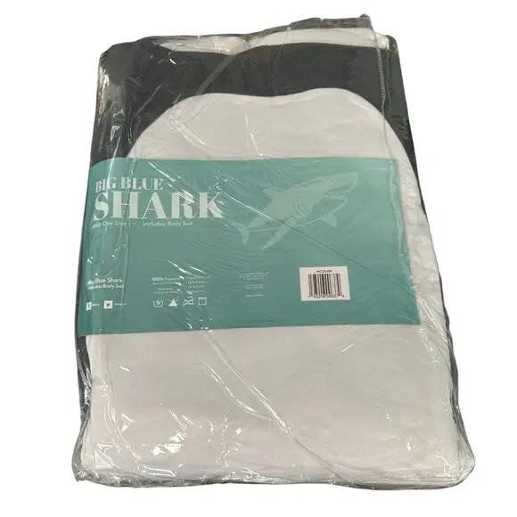 Gray Shark Great White Shark Halloween Costume Unisex OS Fits Most New - Picture 2 of 5